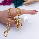 ست پلاک انگور با زنجیر ۵۰ سانتی بحرینی💎فروشگاه زیورآلات بیوتی