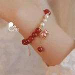 قیمت و خرید دستبند برگ پاییزی رنگی وارداتی از ترکیه💎بیوتی