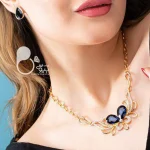 ست یاقوت کبود با تخفیف💎فروشگاه زیورآلات بیوتی