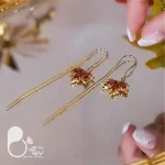گوشواره رقص پاییز 💎فروشگاه زیورآلات بیوتی