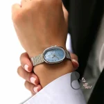 ساعت oval dial برند ck با تخفیف💎فروشگاه زیورآلات بیوتی