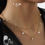 گردنبند دوبل مرواریدی💎فروشگاه زیورآلات بیوتی