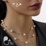 گردنبند دوبل مرواریدی💎فروشگاه زیورآلات بیوتی