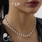 گردنبند دوبل مرواریدی💎فروشگاه زیورآلات بیوتی
