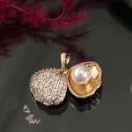 گردنبند صدف و مروارید 💎فروشگاه زیورآلات بیوتی