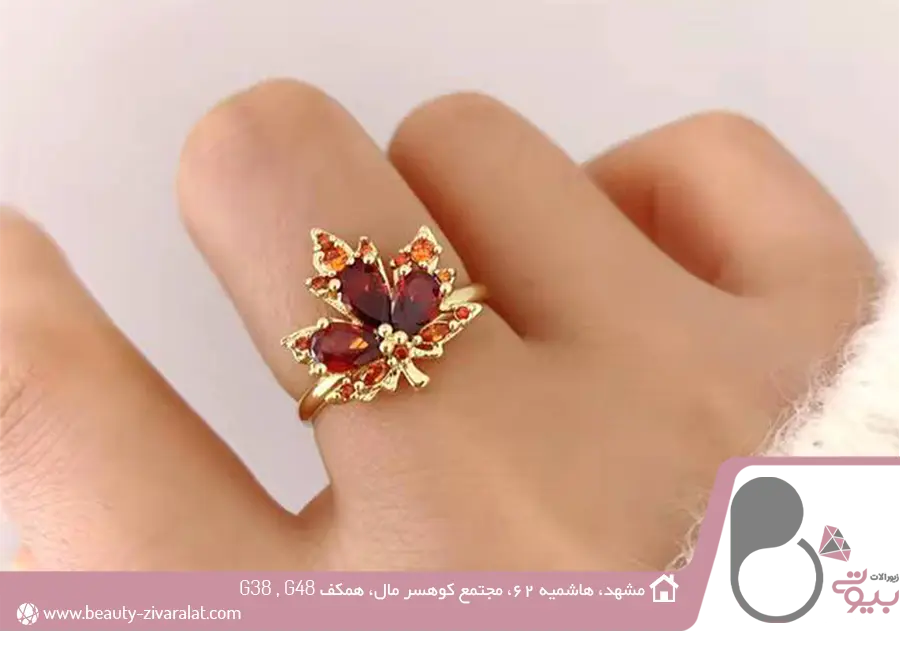 فروش زیورآلات پاییزی، خرید انگشتر پاییز ،فروشگاه زیورآلات بیوتی