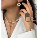 ست کامل مرواریدی با تخفیف💎زیورآلات بیوتی