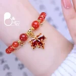 دستبند برگ دو لاین💎فروشگاه زیورآلات بیوتی