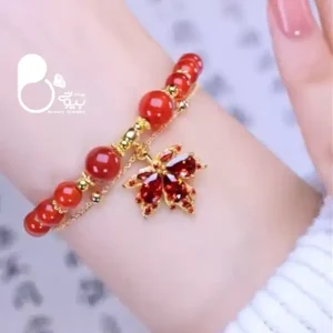 دستبند برگ دو لاین💎فروشگاه زیورآلات بیوتی