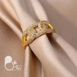 انگشتر کارتیر نگین میکرو💎زیورآلات بیوتی