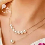 گردنبند دوبل مرواریدی