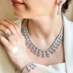 قیمت و خرید سرویس پینک سوپر فول جواهری وارداتی💎فروشگاه زیورآلات بیوتی