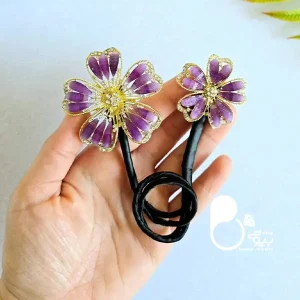 باند فر فلاور نگین دار💎فروشگاه زیورآلات بیوتی