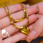 گردنبند قلب عشق💎فروشگاه زیورآلات بیوتی
