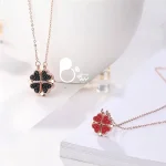 خرید گردنبند دو رو قلب مگنتی