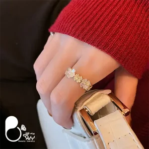 انگشتر جورجینا💎فروشگاه زیورآلات بیوتی