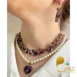 ست کامل آماتیس دو لاین با تخفیف 💎فروشگاه زیورآلات بیوتی