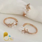 انگشتر مروارید درختی ژوپینگ💎 زیورآلات بیوتی
