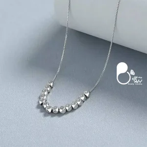 گردنبند مکعبی استیل وارداتی ترکیه💎ساده و خاص | تخفیف بلک فرایدی