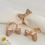 انگشتر پاپیونی ژوپینگ💎 زیورآلات بیوتی