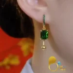 گوشواره آلیا نور 💎فروشگاه زیورآلات بیوتی