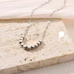 گردنبند مکعبی استیل وارداتی ترکیه💎ساده و خاص | تخفیف بلک فرایدی