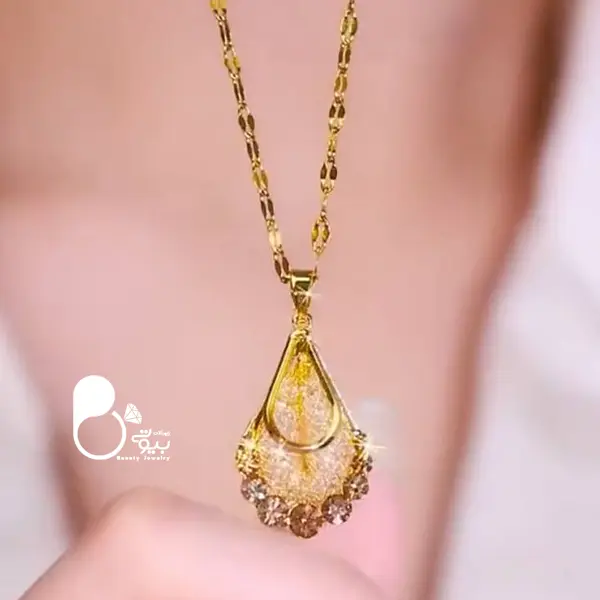 قیمت و خرید گردنبند کریستالی آزورا 💎 وارداتی ترکیه استیل روکش طلا قیمت و خرید گردنبند کریستالی آزورا 💎 وارداتی ترکیه استیل روکش طلا
