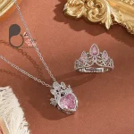 انگشتر و گردنبند راپونزه 💎فروشگاه زیورآلات بیوتی