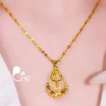 قیمت و خرید گردنبند استیل روکش طلا کپی طلا