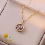 گردنبند شبدر لیلی ترک💎فروشگاه زیورآلات بیوتی