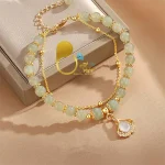 دستبند لیلا دو لاین وارداتی💎زیورآلات بیوتی