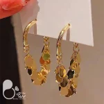 گوشواره برگ شیدا 💎فروشگاه زیورآلات بیوتی