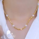 گردنبند دوریکا مرواریدی 💎فروشگاه زیورآلات بیوتی