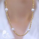 گردنبند دوریکا مرواریدی 💎فروشگاه زیورآلات بیوتی