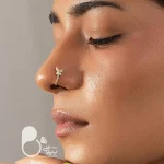 پیرسینگ طرح گل 💎فروشگاه زیورآلات بیوتی