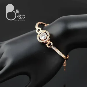 دستبند نگین اتریشی ظریف💎فروشگاه زیورآلات بیوتی