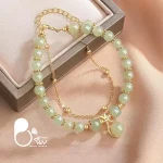 دستبند اشک ماه دو لاین 💎فروشگاه زیورآلات بیوتی
