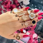 انگشتر زنانه 2 با تخفیف💎فروشگاه زیورآلات بیوتی