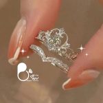 حلقه و پشت حلقه ملکه 💎فروشگاه زیورآلات بیوتی