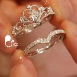 حلقه و پشت حلقه ملکه 💎فروشگاه زیورآلات بیوتی