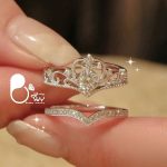 حلقه و پشت حلقه ملکه 💎فروشگاه زیورآلات بیوتی