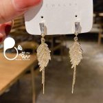 گوشواره برگ آنجل 💎فروشگاه زیورآلات بیوتی