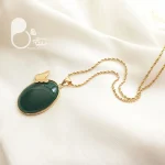 گردنبند نگین اتریشی پروانه ای