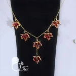 گردنبند برگ بلند 💎فروشگاه زیورآلات بیوتی