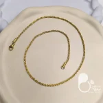 زنجیر خاویاری💎فروشگاه زیورآلات بیوتی