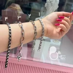 دستبند طرح طلا با تخفیف💎فروشگاه زیورآلات بیوتی