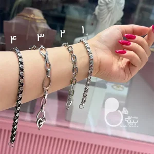 دستبند طرح طلا با تخفیف💎فروشگاه زیورآلات بیوتی