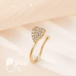 پیرسینگ طرح قلب 💎فروشگاه زیورآلات بیوتی