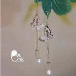 گوشواره پروانه عشق ترک💎فروشگاه زیورآلات بیوتی