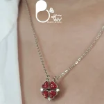 قیمت و خرید گردنبند 4 قلب 2 رو با تخفیف ویژه از سایت بیوتی